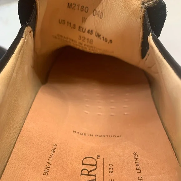 Samuel Hubbard Ivy Legend Black Leather Loafers Shoes Size 11.5 - Picture 10 of 11